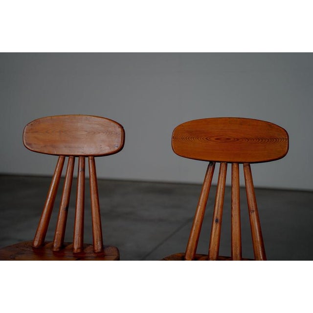 Brown French Dining Chairs, France, 1960s, Set of 4 For Sale - Image 8 of 17