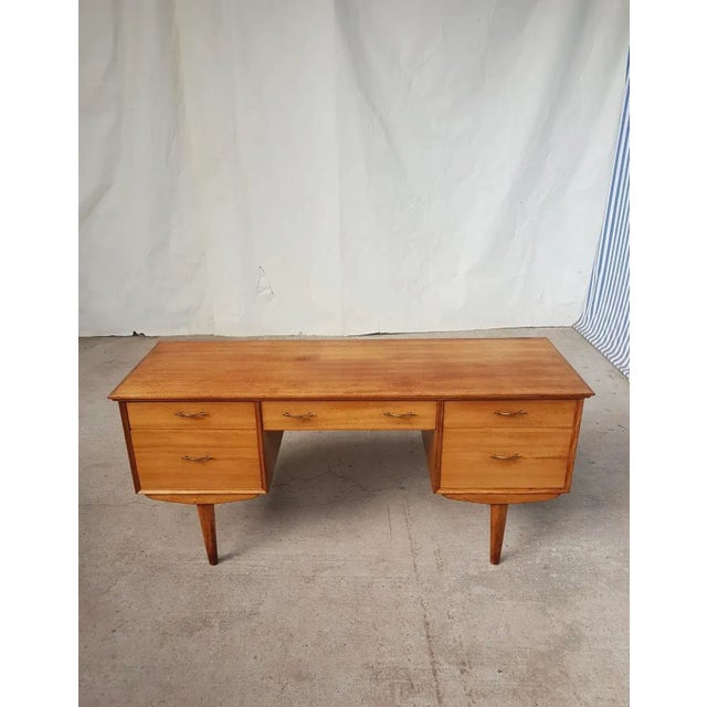 Mid century dressing table by alfred cox. Condition - shows some signs of age related wear. Some marks to the top and...