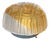 White Amber Plate Glass Ceiling Light, 1970s For Sale