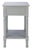 Tate 1 Drawer Accent Table in Distressed / Grey For Sale - Image 10 of 11