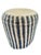 Small Handwoven Vietnamese Seagrass Basket in Black & Natural Woven Pattern For Sale In New York - Image 6 of 7