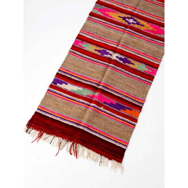Vintage Southwestern Runner Rug For Sale - Image 6 of 12
