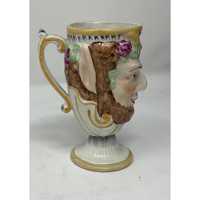 Staffordshire Staffordshire Pearlware Bacchus or Satyr "Surprise" Mug C1810 For Sale - Image 4 of 6