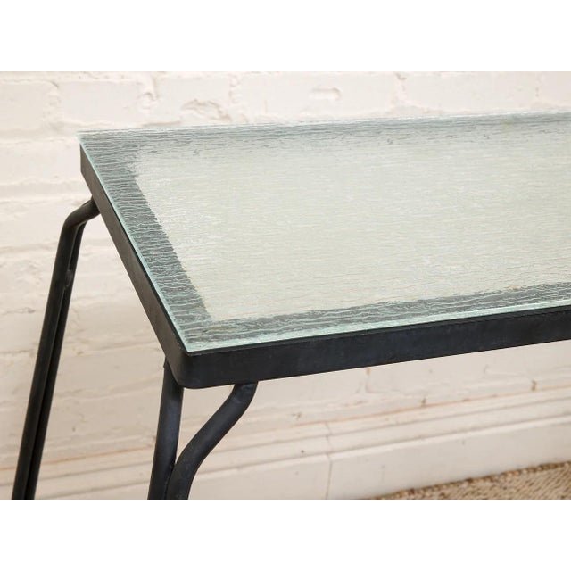 Black 1950’s Hairpin Entry Table For Sale - Image 8 of 12