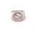 Authentic Gucci Estate Sterling Silver Ring Size 8.5, 15 mm Height 17.9 Grams G45 This elegant Authentic Gucci ring is...