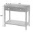 Coastal Como 31.5 in. W Rectangular Banana Leaf 1 Drawer Console Table with Lower Open Shelf, Natural Rattan For Sale - Image 3 of 8