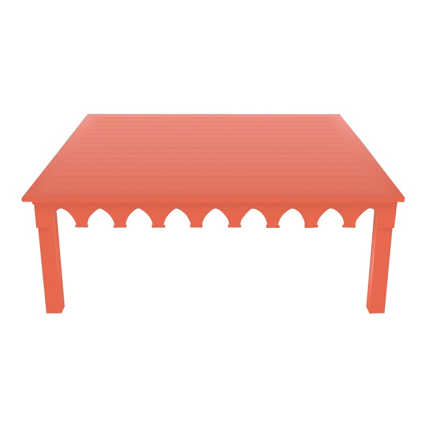 Oomph Ocean Drive 42 Outdoor Coffee Table, Orange Chairish