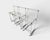 Modernist Italian White Steel Wire Counter Stools, 1970s, Set of 3 For Sale - Image 13 of 13