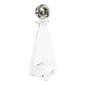 Vintage Giovani Ottaviani Crystal and Sterling Silver Italian Decanter