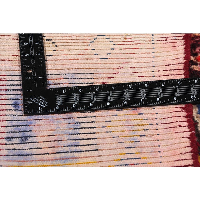 Vintage Persian Lori Checkerboard Rug - 05'01 X 07'08 For Sale In Dallas - Image 6 of 9