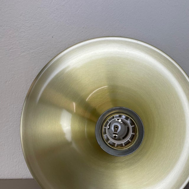 Metal Silver Disc Wall Light by Charlotte Perriand for Honsel, Germany, 1970s For Sale - Image 7 of 15