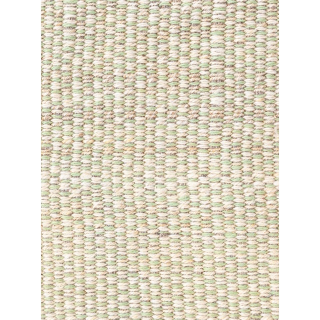 Contemporary Very Light Green Flat Weave Rug by Doris Leslie Blau For Sale In New York - Image 6 of 9