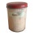 Vintage Farmhouse Style “Salt” Tin Canister With Red Lid For Sale