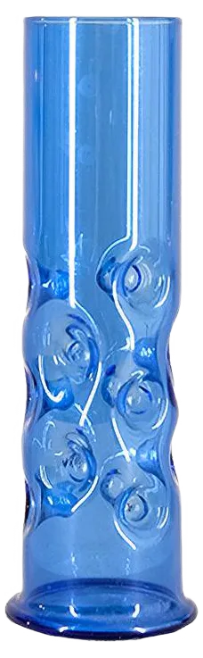 Mid-Century German Hand-Blown Glass Vase from Lauscha Glas