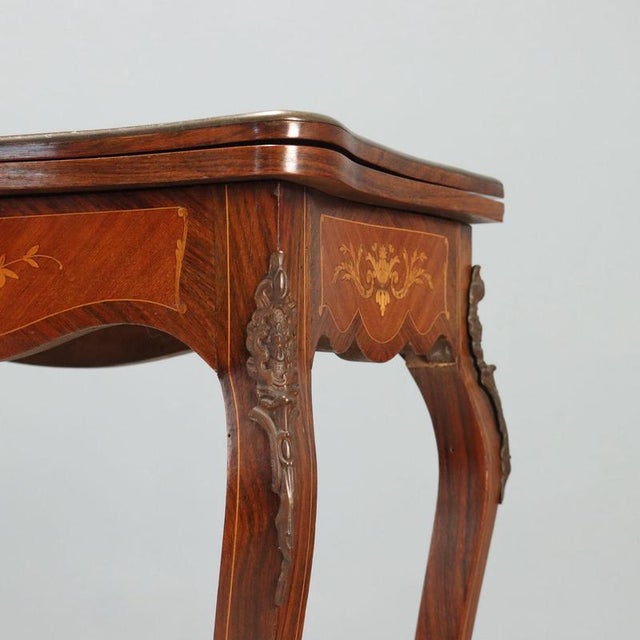 Indian Rosewood and Mahogany Game Table For Sale - Image 6 of 13