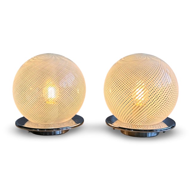 Dante Swirl Murano Glass Table Lamp attributed to Paolo Venini, 1960s For Sale - Image 17 of 17