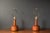 Sculptural Pair of Scandinavian Mid-Century Modern Teak Wood Table Lamps For Sale - Image 4 of 10