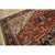 1880s Square Antique Red Geometric Anchor Medallion Persian Serapi Rug For Sale - Image 9 of 9