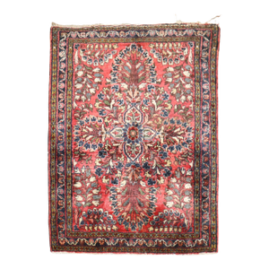 Antique Zabihi Collection Persian Sarouk Mat Rug