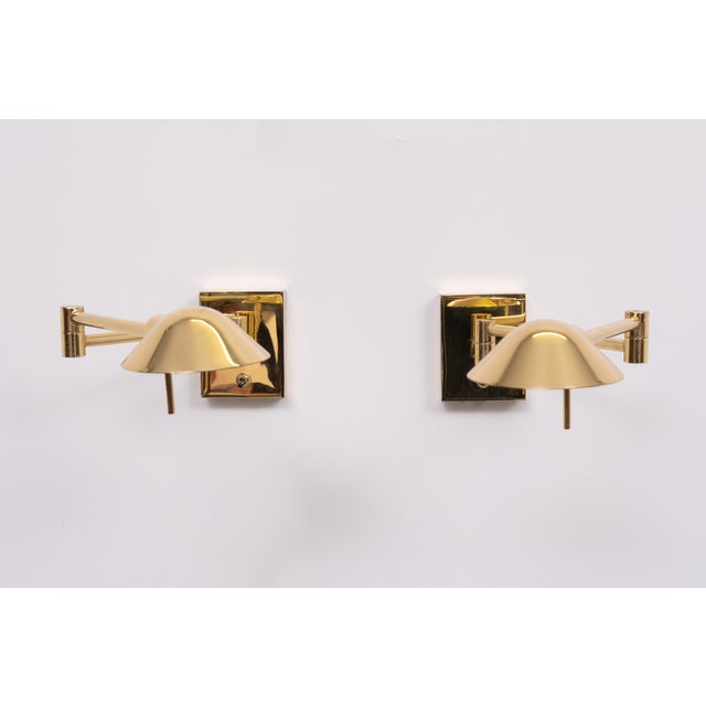 Swing Arm Halogen Wall Lamps from Vibia, 1980s, Set of 2 For Sale - Image 6 of 10