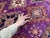 Purple and Pink Kazak Tribal Wool Rug - 5'1" X 6'7" For Sale - Image 11 of 13