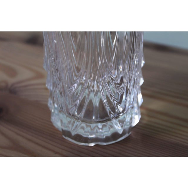 Vintage Art Deco Vase in Glass, 1930s For Sale - Image 4 of 11