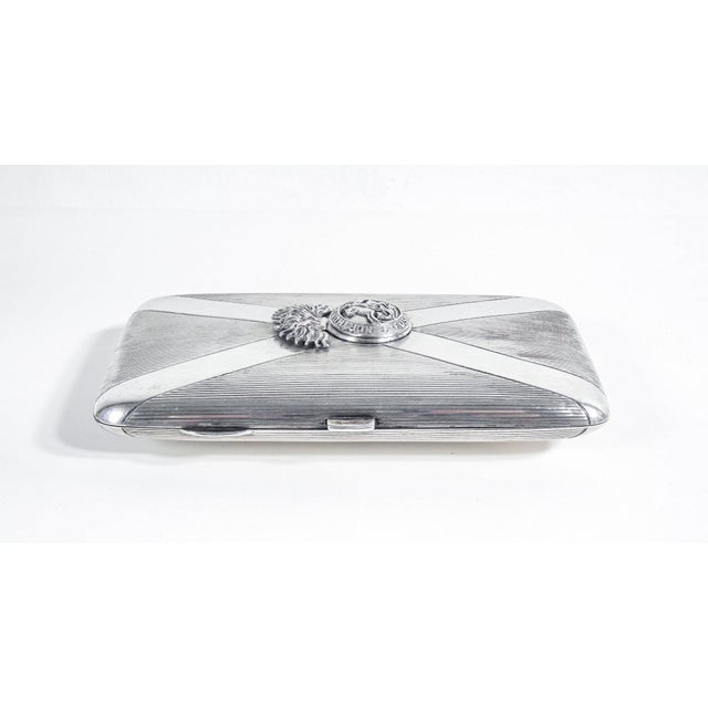 Sterling Silver Cigarette Case, 1918 For Sale - Image 5 of 18