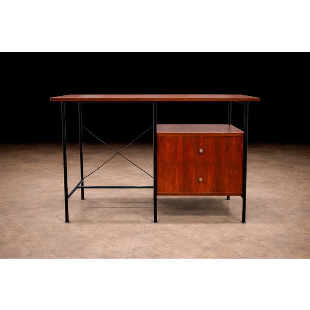 Geraldo de Barros Desk with Armchair, Geraldo de Barros for Unilabor, 1950s - Lot 400-592A For Sale - Image 4 of 15