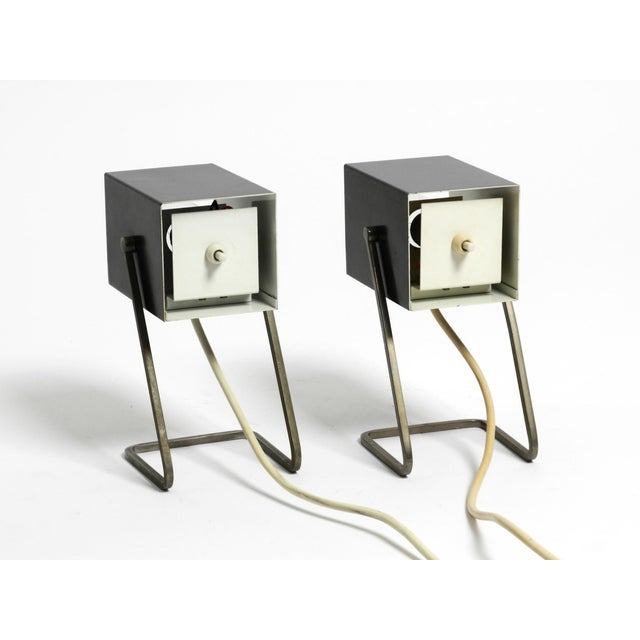 Mid-Century Modern Metal Lamps from Kaiser Leuchten, 1960s, Set of 2 For Sale - Image 4 of 18