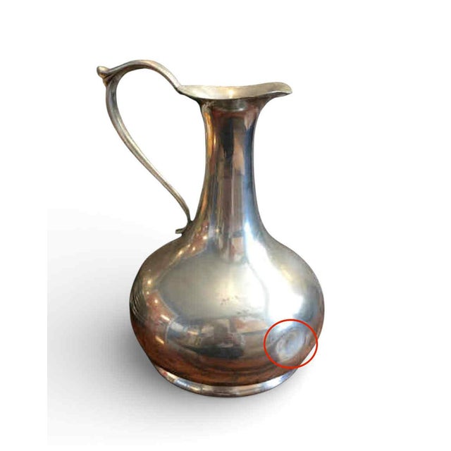 Signed Cartier Pewter Pitcher For Sale In West Palm - Image 6 of 10