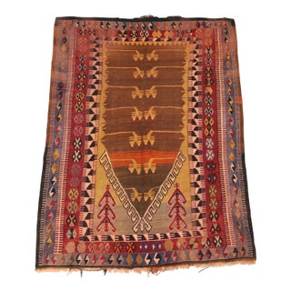 Kilim Rug in Wool For Sale