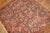 Square Persian Heriz rug with Classic Herati design surrounded by a thin border. 4'10'' x 5'4''