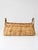 Brown Vintage Wicker Basket With Bentwood Handles For Sale - Image 8 of 10