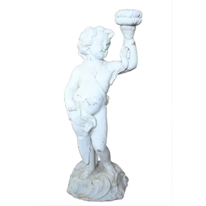European Antique Figural Putti Garden Statue