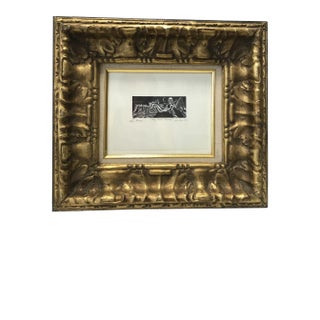 1990s “Very Well Versed” Abstract Linocut by Artemio Rodriguez, Framed For Sale