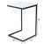 Metal Lawler Marble, Accent Table, Black, White For Sale - Image 7 of 13