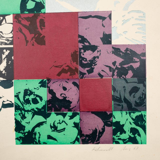 Midcentury Limited Edition Lithograph From 1967, Signed and Numbered 14/25 For Sale - Image 4 of 7
