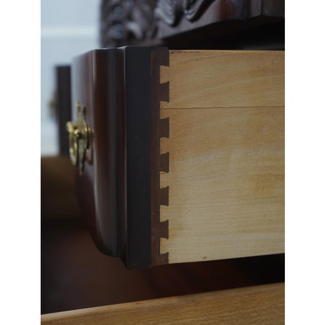 Kindel Furniture Kindel Mahogany Newport Blockfront Chest For Sale - Image 4 of 18