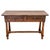 Spanish Walnut Console Table With Geometric Carved Drawers For Sale - Image 6 of 13