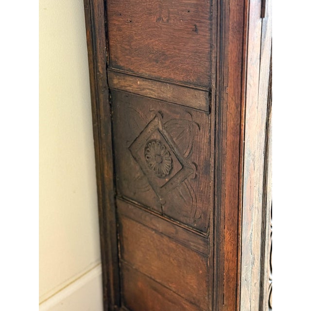 17th Century Antique English Charles Regina Cupboard For Sale - Image 5 of 7