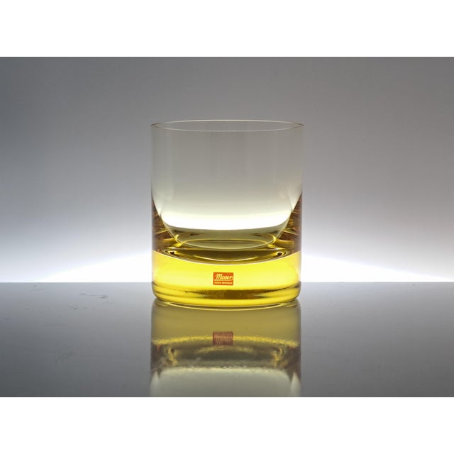 Glass Moser Colored Crystal Whiskey Glasses, 1970s, Set of 6 For Sale - Image 7 of 17