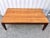 Vintage Mid Century Modern Custom Crafted Solid Wood Coffee Table, Signed by the maker. Circa 1960s. Features a sleek...