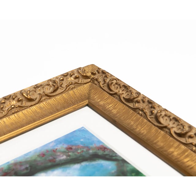 Impressionist Garden in Bloom Framed Art Print For Sale - Image 3 of 4