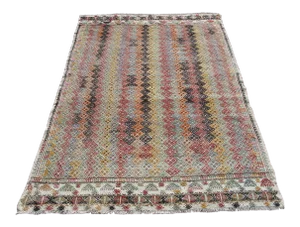 Vintage Turkish Kilim Area Rug Kilim Runner,