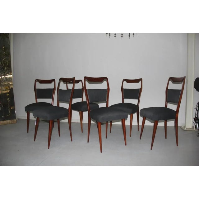 Mid-Century Italian Chairs, 1950s, Set of 6 For Sale - Image 12 of 12