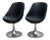 Tulip Swivel Chairs, Italian, 1970s, Set of 4 For Sale
