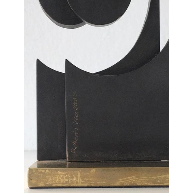 Metal Roberto Vecchione, Postmodern Abstract Sculpture, 1998, Metal For Sale - Image 7 of 16
