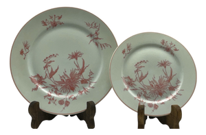 Vintage Limoges Hard Porcelain Plates by Georges Boyer, 1960s, Set of 12