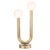 Metal Happy Table Lamp, Natural Brass For Sale - Image 7 of 7
