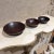2010s 2017 Handcrafted Rosewood Three Bowl Set Signed Adw For Sale - Image 5 of 11
